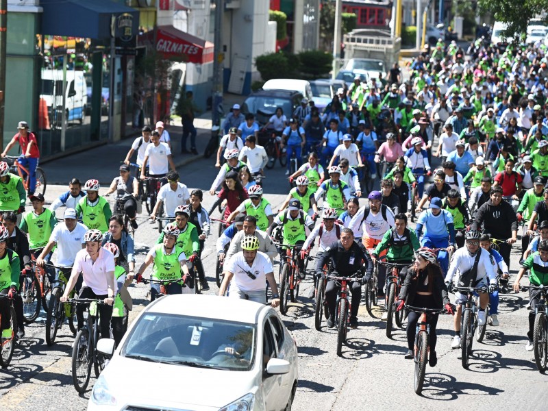 Realizan rodada ciclista contra las adicciones en Zamora