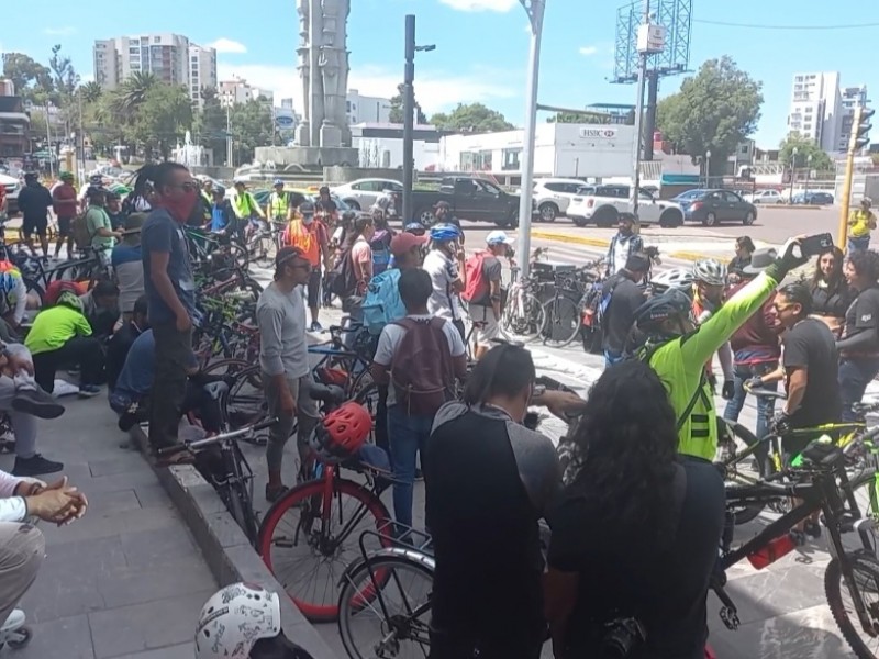 Realizan rodada en la fuente de los Frailes