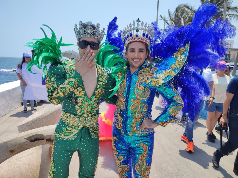 Realizan rumbata del Carnaval de Veracruz