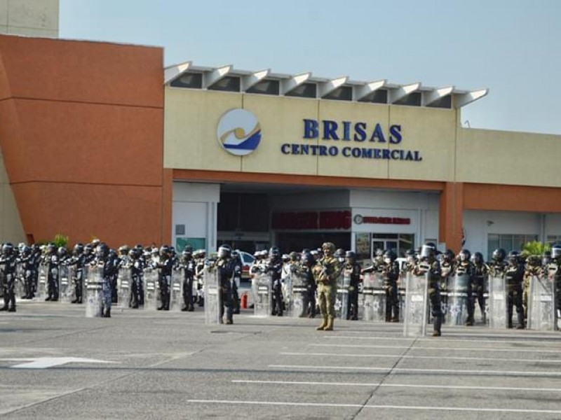 Realizan simulacro contra saqueos en el municipio de Veracruz.