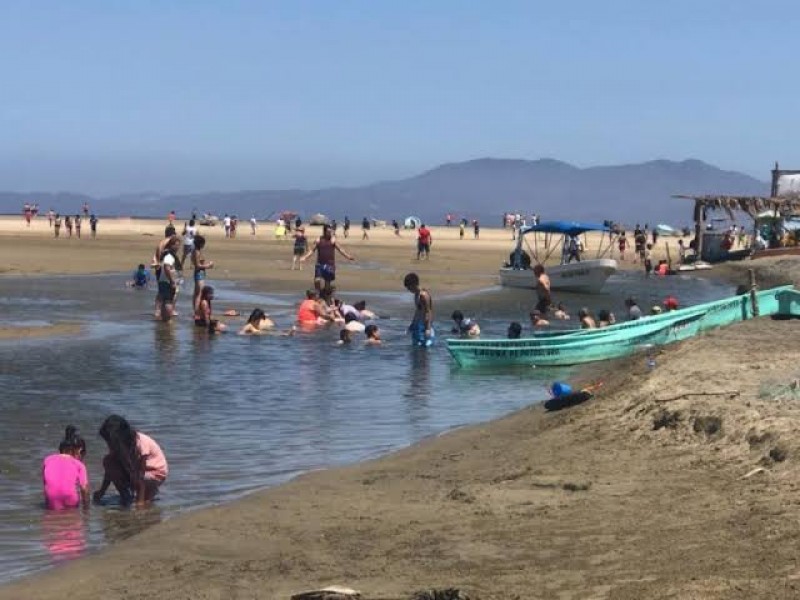 Realizan simulacro de tsunami en Barra de Potosí