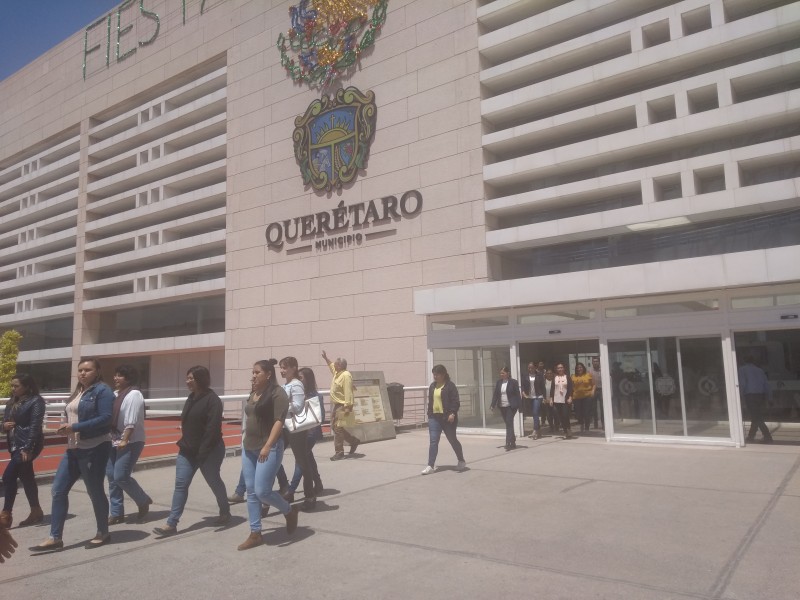 Realizan simulacro en Centro Civico