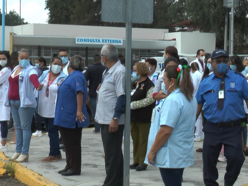 Realizan simulacro sísmico en Centro de Salud Mental