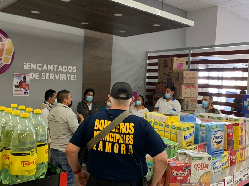 Realizan simulacros de incendios en empresas zamoranas