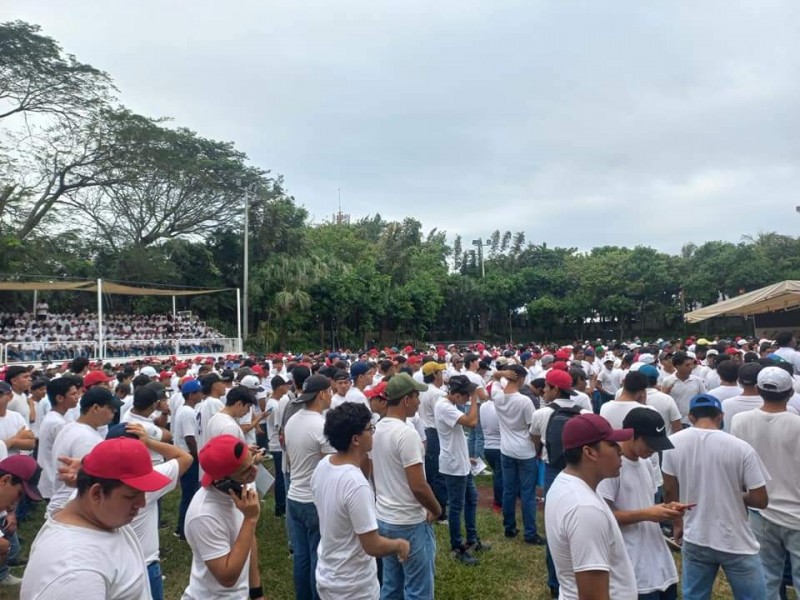 Realizan sorteo del Servicio Nacional Militar en Veracruz