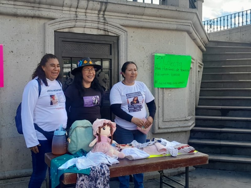 Realizan tercera colecta para huerfanos victimas de feminicidio y desaparicion