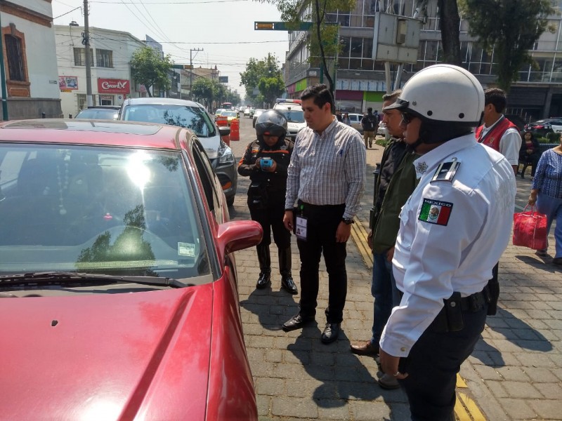 Realizan Toluca y GEM operativo emergente de verificación