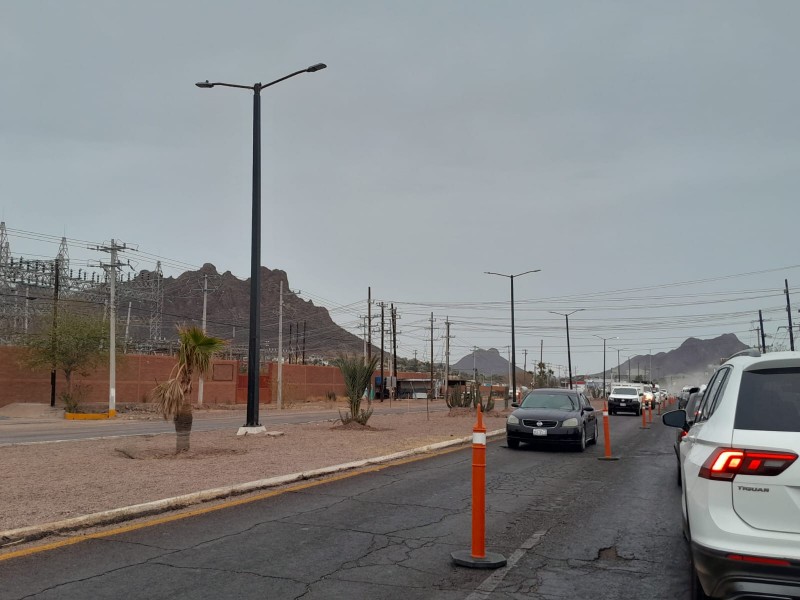 Realizan trabajos al norte de Guaymas