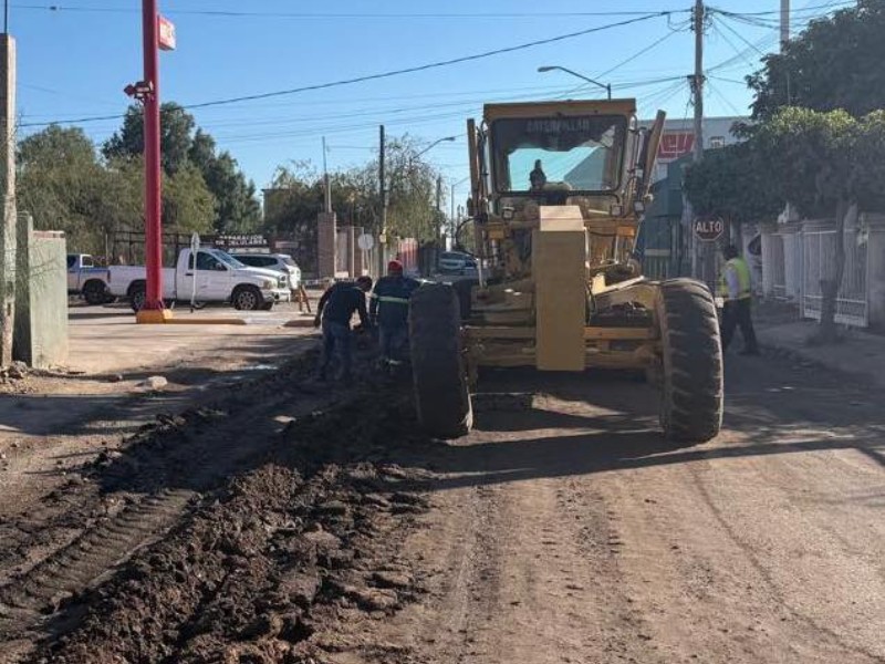 Realizan trabajos de bacheo y pavimentación en vialidades de Empalme ...