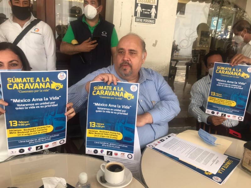 Realizarán caravana  “Claxonazo por la Vida” en Veracruz