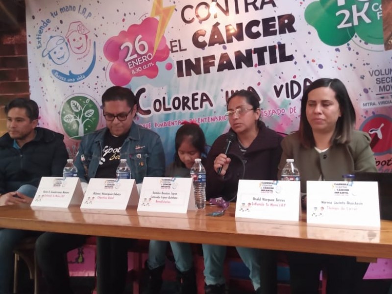 Realizaran carrera contra el cáncer infantil en Metepec