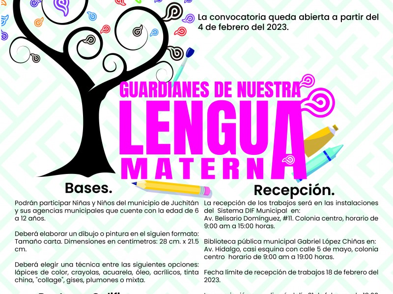 Realizarán concurso de pintura infantil sobre las lenguas maternas