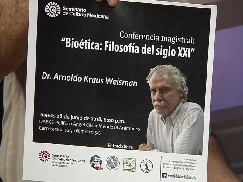 Realizaran conferencia de Bioética, con análisis a temas