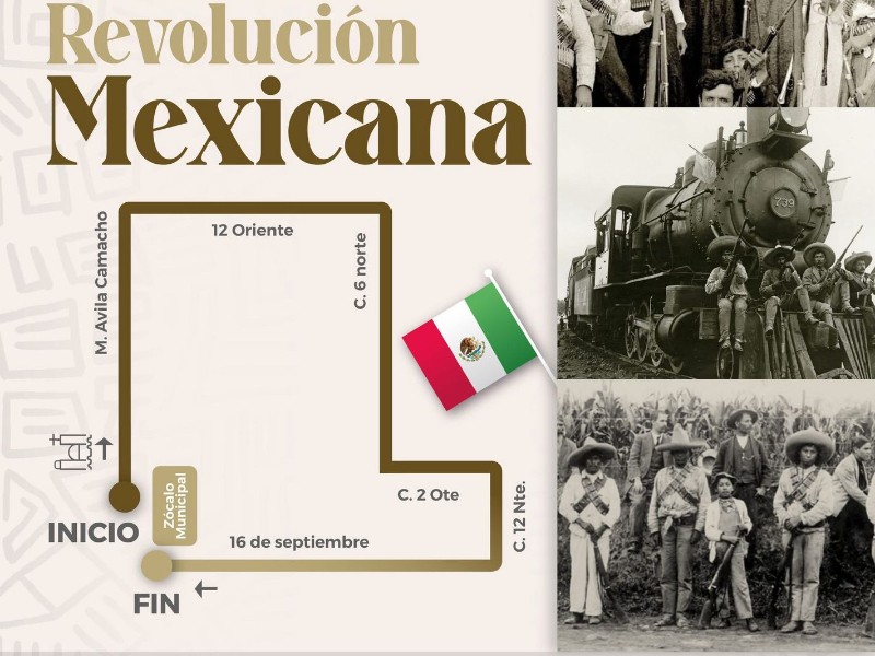 Realizarán desfile por 20 de noviembre en Amozoc