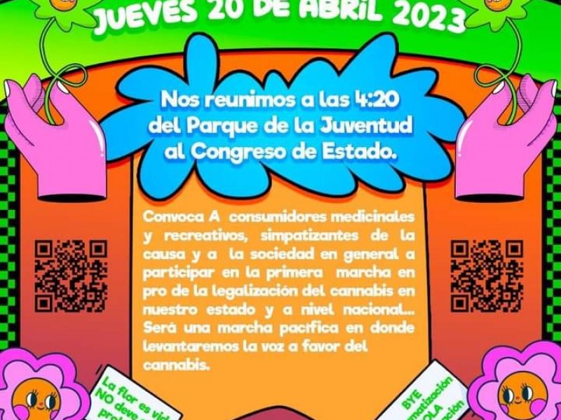 Realizarán primera marcha en pro de legalización del cannabis