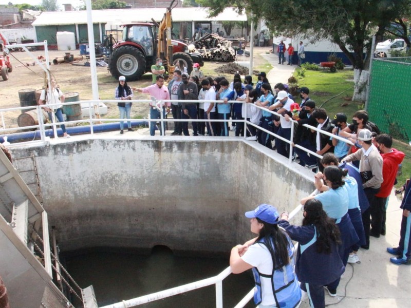 Realizarán recorridos escolares en la planta de tratamiento de Zamora