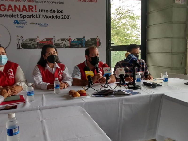 Realizarán sorteo en apoyo de Cruz Roja Sinaloa