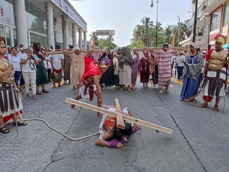 Realizarán viacrucis viviente en Catedral de Veracruz