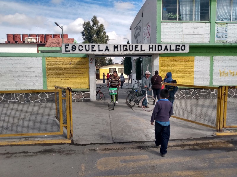 Reanudan labores en escuela de San Andrés Cuexcontitlán