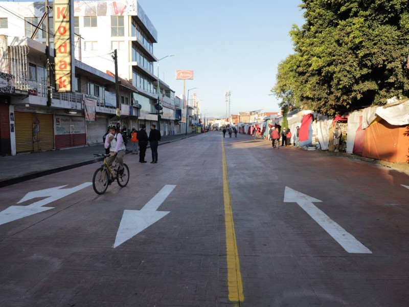 Reanudan tránsito vehicular en Avenida Lázaro Cárdenas