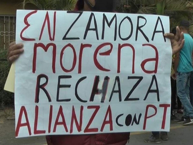 Rechaza MORENA alianza con PT para alcaldía de Zamora