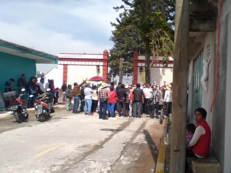 Rechazan municipalizar el panteón de San Pedro Totoltepec