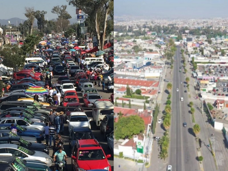 Rechazan reinstalar tianguis de autos en Venta de Carpio