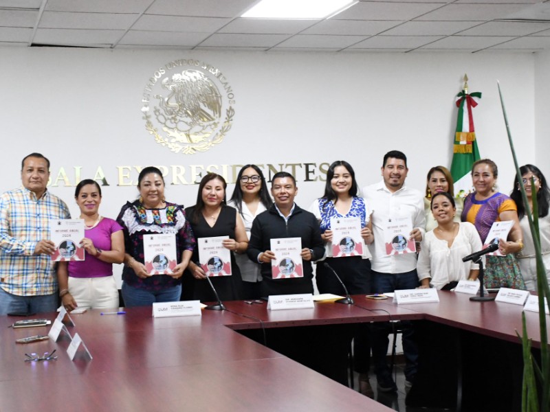 Recibe Congreso del Estado Informe Anual de Resultados 2024 del IEEPCO