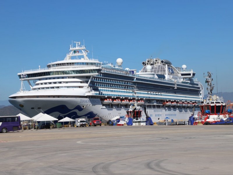 Recibe Manzanillo a crucero “Diamond Princess”