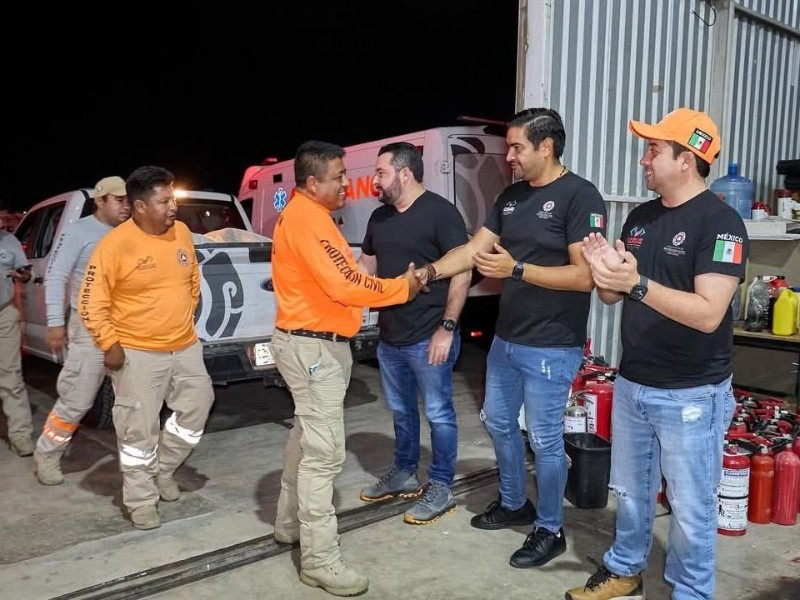 Reciben a personal que brindó apoyo en el estado de Veracruz