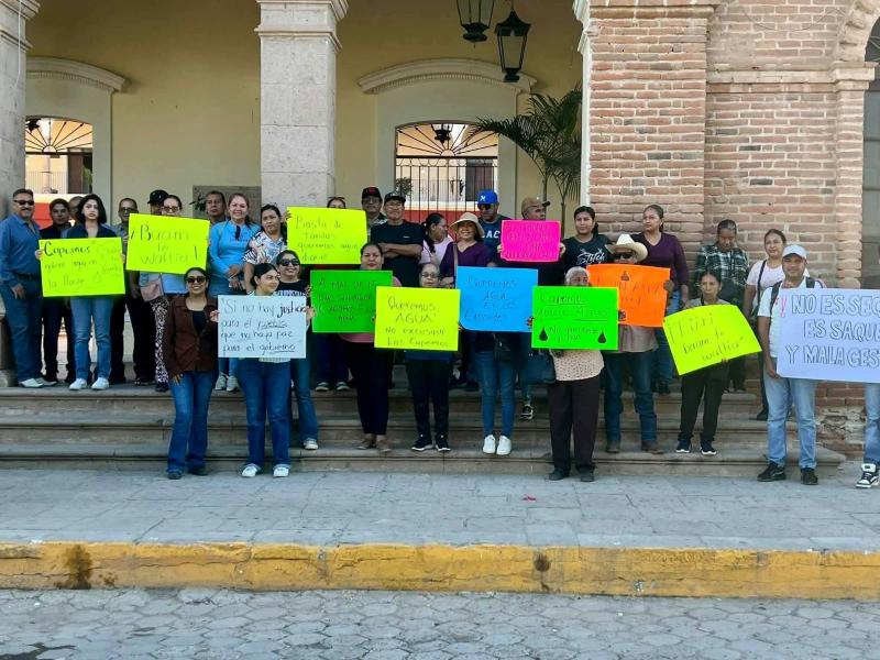 Reclaman agua de calidad y cantidad para comunidades indígenas de El Fuerte