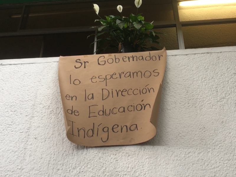 Reclaman atención para Dirección de Educación Indígena