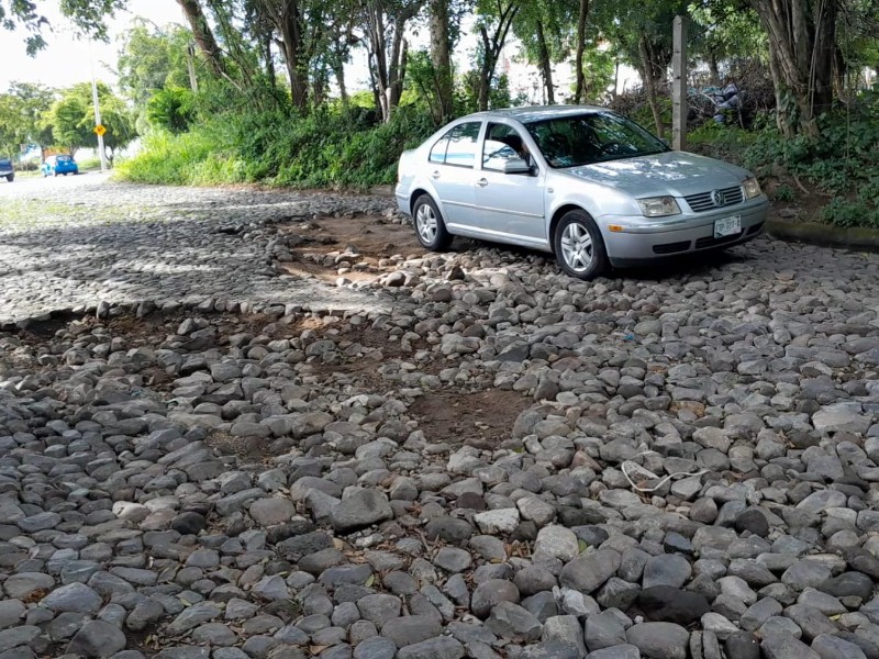 Reclaman reparación de la calle Francisco Ramírez, en colonia Las Américas