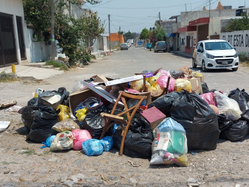 Recolección de basura capitalina principal afectada por temporal de lluvias