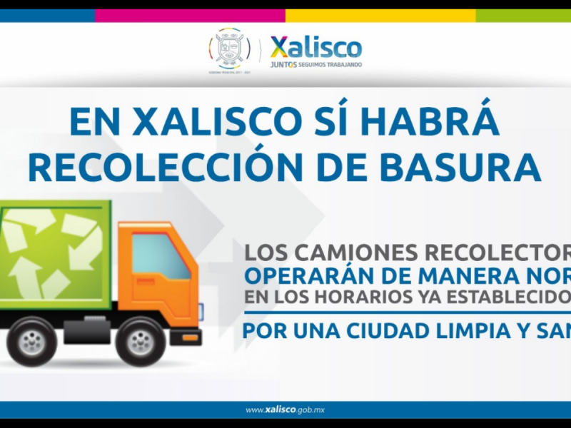 Recolección de basura en Xalisco no sufrirá modificaciones