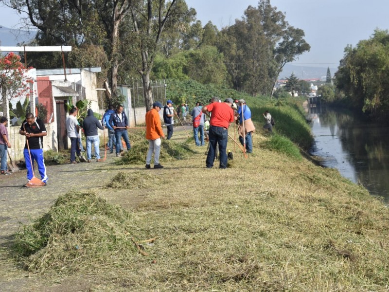 Recolectan 11 toneladas de desechos en Dren Barajas