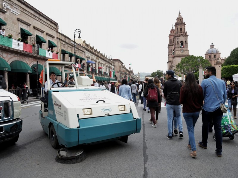 Recolectan 83 toneladas de basura tras festejos morelianos