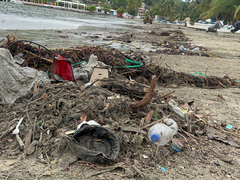 Recolectan más de 10 toneladas de basura en playa Principal