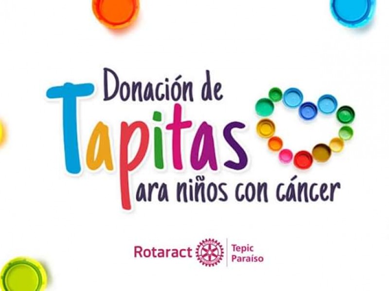 Recolectan tapitas para ayudar a niños con cáncer