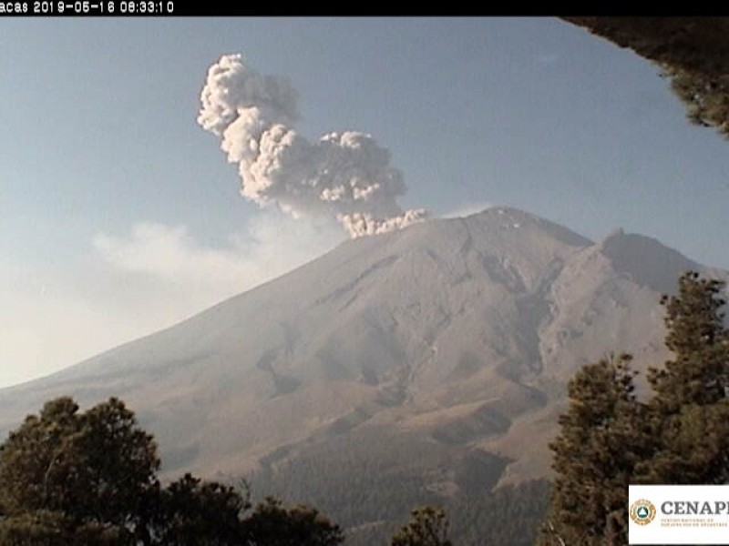 Recomendaciones ante eventual caída de ceniza del Popocatépetl