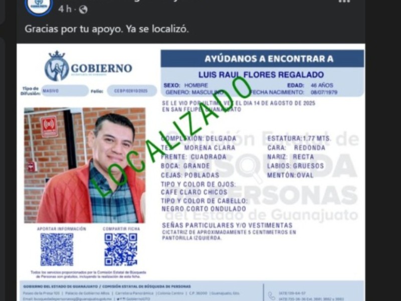 Reconoce Comisión de Búsqueda “error” de comunicación información de aparición de abogado