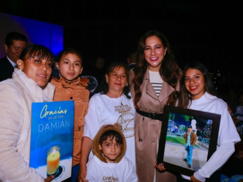 Reconocen a donadores de órganos y a sus familias