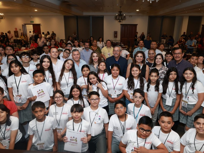 Reconocen a finalistas de Olimpiada del Conocimiento Infantil