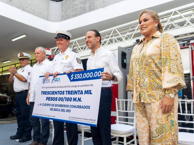 Reconocen labor a Bomberos Conurbados de Veracruz