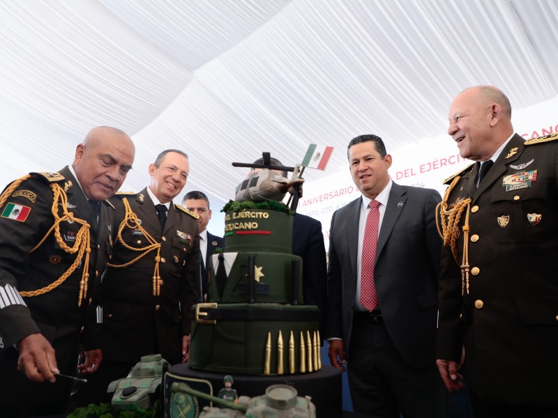 Reconocen lealtad del ejército para con los guanajuatenses