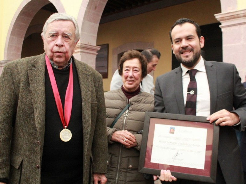 Reconocen zacatecanos legado artístico de Manuel Felguérez