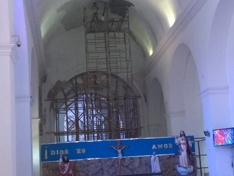 Reconstrucción de catedral hasta 2019