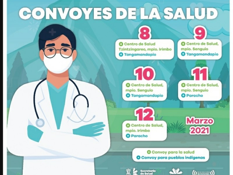 Recorrerán Convoyes de la salud, pueblos indígenas