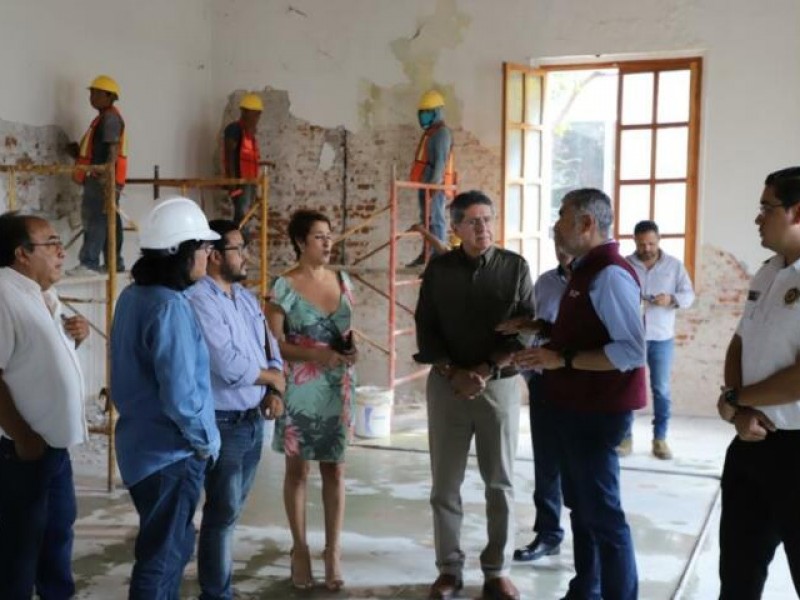 Recta final de trabajos de rehabilitación del Museo de Tuxtla