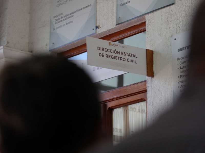 Rectificar actas de nacimiento ya no requerirá de un juicio